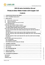 Preview for 2 page of SUNFLOWER SFD-SS Series Installation Manual