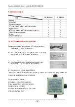 Preview for 43 page of SUNFLOWER SR868C8 Installation And Operating Manual