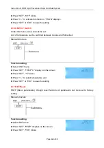 Предварительный просмотр 43 страницы SUNFLOWER SR91 Operating Instructions Manual