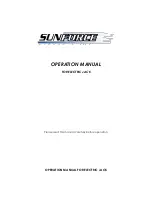 Sunforce ELECTRIC JACK Operation Manual предпросмотр