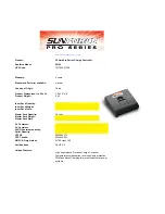 Sunforce PRO SERIES 60125 Manual preview