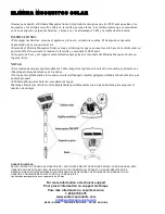 Предварительный просмотр 4 страницы Sunforce SOLAR User Manual