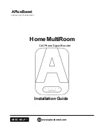 SUNFORD ELECTRONICS APlusBoost Home MultiRoom SF001 Installation Manual preview