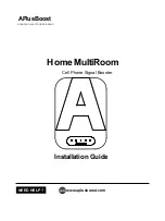 SUNFORD ELECTRONICS APlusBoost Home MultiRoom Installation Manual preview