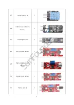 Предварительный просмотр 8 страницы SunFounder Sensor Kit V1.0 Manual