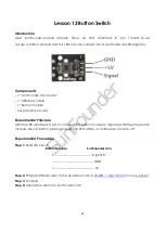 Предварительный просмотр 43 страницы SunFounder Sensor Kit V1.0 Manual