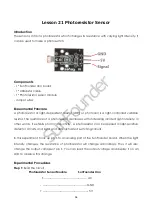 Предварительный просмотр 59 страницы SunFounder Sensor Kit V1.0 Manual