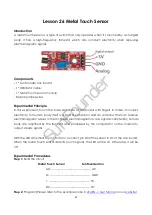 Предварительный просмотр 70 страницы SunFounder Sensor Kit V1.0 Manual