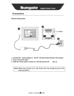 Preview for 14 page of Sungale AA8F User Manual