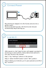 Предварительный просмотр 2 страницы Sungale Cloud Frame CPF1032 Quick Start Manual