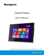 Sungale CPF1903 User Manual предпросмотр