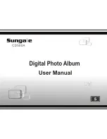 Sungale DIGITAL PHOTO ALBUM CD500A User Manual предпросмотр