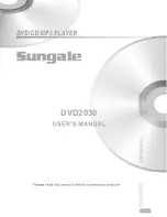 Sungale DVD-2030 User Manual предпросмотр