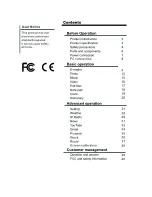 Preview for 2 page of Sungale ID700WTA User Manual