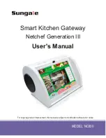 Предварительный просмотр 1 страницы Sungale NC830 User Manual