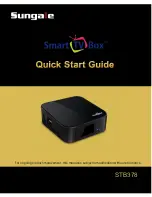 Sungale STB378 Quick Start Manual preview