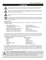 Preview for 4 page of SunGlo A242 Installation, Operation And Maintanance Manual