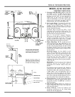 Preview for 9 page of SunGlo A242 Installation, Operation And Maintanance Manual