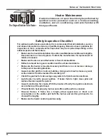 Preview for 13 page of SunGlo A242 Installation, Operation And Maintanance Manual