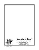 Preview for 12 page of Sungrabber IN-GROUND Installation And Operation Manual