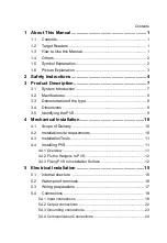 Preview for 3 page of Sungrow PVS-12MH-DB User Manual