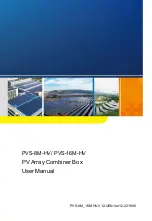 Preview for 1 page of Sungrow PVS-16M-HV User Manual