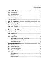 Preview for 3 page of Sungrow PVS-18RM User Manual