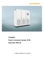 Sungrow SC1000TL Operation Manual предпросмотр