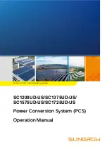 Предварительный просмотр 1 страницы Sungrow SC1200UD-US Operation Manual