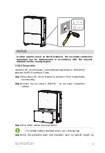 Предварительный просмотр 9 страницы Sungrow SC50HV Quick Installation Manual