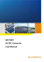 Предварительный просмотр 1 страницы Sungrow SD175HV User Manual