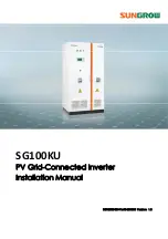 Sungrow SG100KU Installation Manual предпросмотр