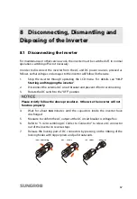 Предварительный просмотр 77 страницы Sungrow SG10KTL-EC User Manual