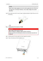 Предварительный просмотр 39 страницы Sungrow SG10RT User Manual