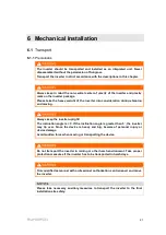 Preview for 27 page of Sungrow SG1250UD Installation Manual