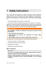 Preview for 11 page of Sungrow SG125HV-30 User Manual