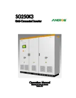 Предварительный просмотр 1 страницы Sungrow SG250K3 Operation Manual