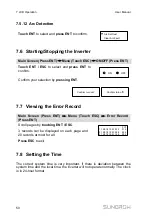 Предварительный просмотр 58 страницы Sungrow SG2K-S User Manual