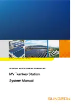 Sungrow SG4950HV-MV System Manual предпросмотр