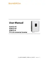 Sungrow SG5KTL-MT User Manual предпросмотр