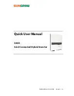 Sungrow SH5K Quick User Manual preview