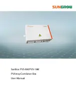 Предварительный просмотр 1 страницы Sungrow SunBox PVS-8M User Manual