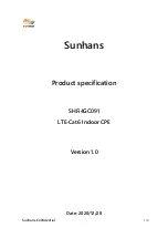 Preview for 1 page of Sunhans SHFi4GC091 Product Specification