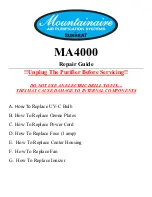 Sunheat Mountainaire MA4000 Repair Manual предпросмотр