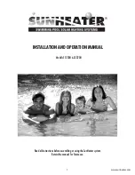 Sunheat S1220U Installation And Operation Manual preview