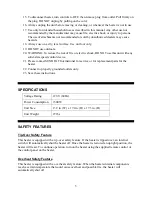 Preview for 3 page of Sunheat Thermal Wave TW1500 Owner'S Manual