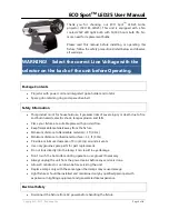 Preview for 1 page of Sunhope ECO Spot User Manual