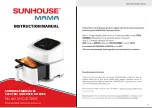 Предварительный просмотр 7 страницы Sunhouse MAMA SHD4086W Instructions Manual