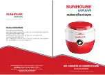 Sunhouse MAMA SHD8661 Instruction Manual предпросмотр