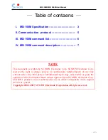 Предварительный просмотр 3 страницы Sunion MD-150M User Manual